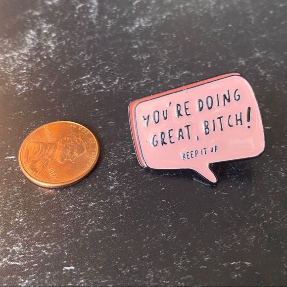 You’re Doing Great Enamel Pin/ Brooch - Picture 3 of 5